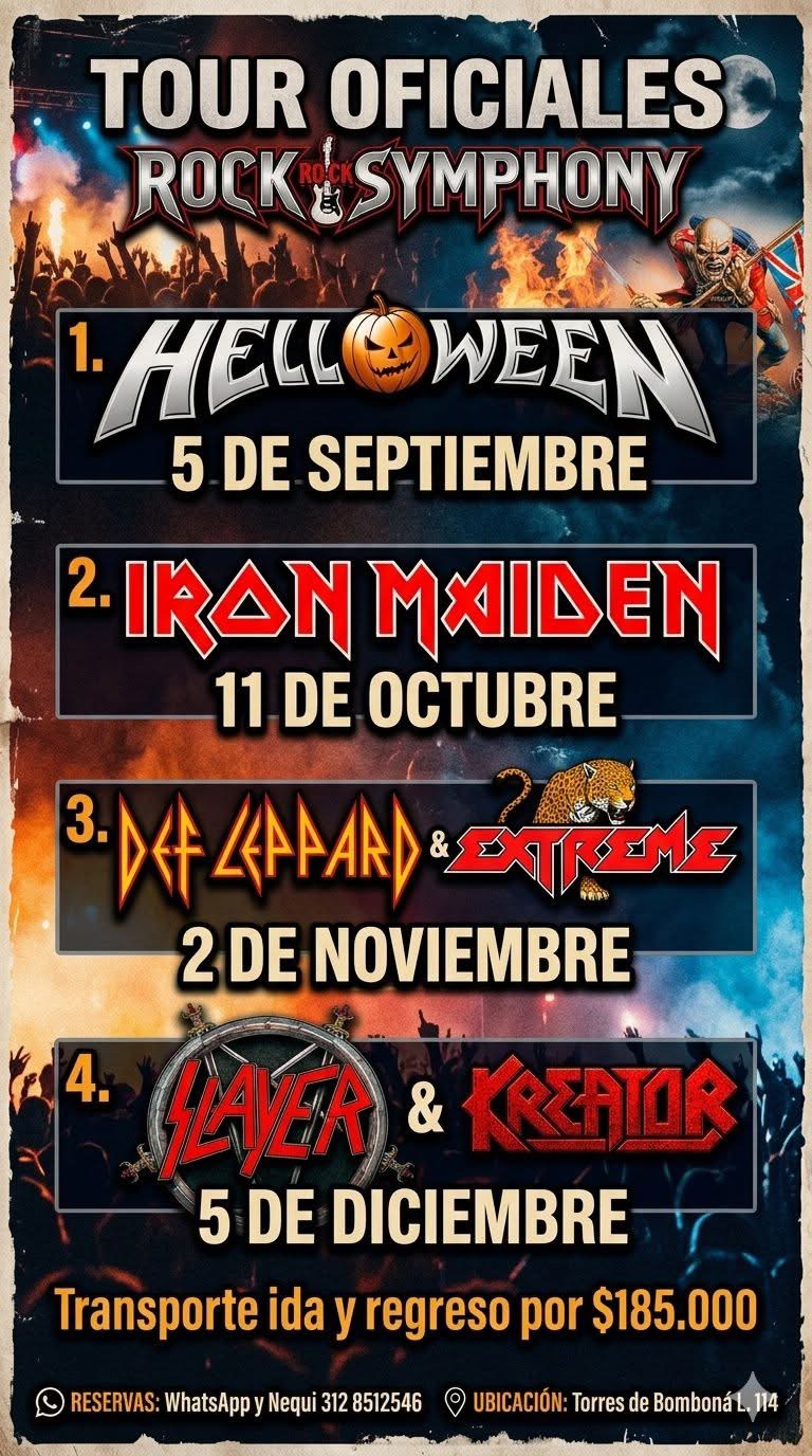 Avalancha de Distorsión: El Año en que Bogotá se Convierte en la Capital Mundial del Metal