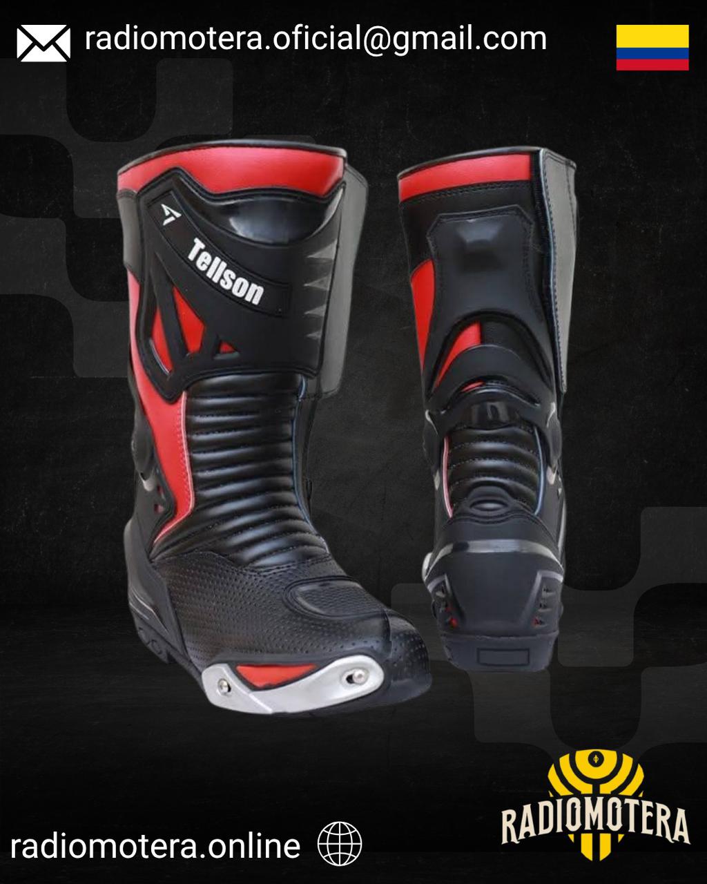 Botas rigidas moteras